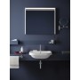 Duravit D-Code Halbeinbauwaschtisch 55 cm