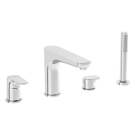 VitrA Root Round Zweigriff-Wannenfüll- und Brausearmatur