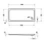 Duravit D-Code Rechteck Duschwanne 150 x 70 cm