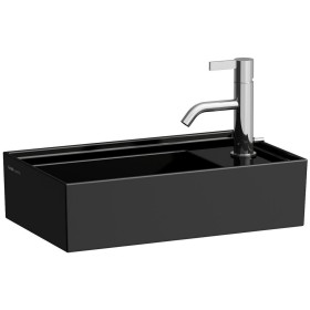 LAUFEN Kartell Handwaschbecken 46 x 28 cm mit 1 Hahnloch, Armaturenbank rechts