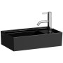 LAUFEN Kartell Handwaschbecken 46 x 28 cm mit 1 Hahnloch, Armaturenbank rechts