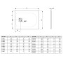 LAUFEN SOLUTIONS Marbond Duschwanne 100 x 70 cm