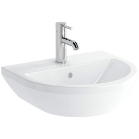 VitrA Integra Waschtisch 49,5 cm, mit Überlaufloch, 1 Hahnloch mittig