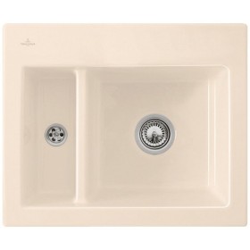 Villeroy & Boch Subway 60 XM Einbauspüle, Ablaufgarnitur mit Handbetätigung