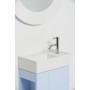 LAUFEN Kartell Handwaschbecken 46 x 28 cm mit 1 Hahnloch, Armaturenbank rechts