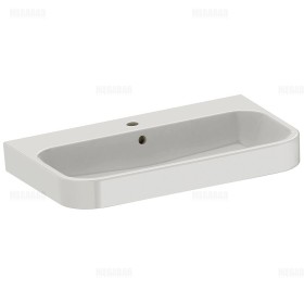 Duravit Happy D.2 Möbelwaschtisch 65 cm geschliffen, mit 1 Hahnloch