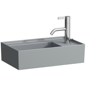LAUFEN Kartell Handwaschbecken 46 x 28 cm mit 1 Hahnloch, Armaturenbank rechts