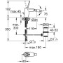 GROHE Eurodisc Joy Einhand Bidetbatterie