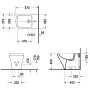 Duravit DuraStyle Stand-Bidet back to wall