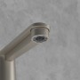 Villeroy & Boch Conum Dreiloch-Waschtischarmatur mit Zugstangen-Ablaufgarnitur
