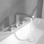 Villeroy & Boch Mettlach Dreiloch-Waschtischarmatur ohne Ablaufgarnitur
