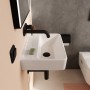 hansgrohe Xanuia Q Handwaschbecken 450/340 ohne Hahnloch und Überlauf, SmartClean