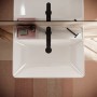 hansgrohe Xanuia Q Waschtisch 650/480 mit Hahnloch ohne Überlauf, SmartClean