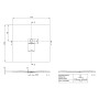 Villeroy & Boch Squaro Infinity Duschwanne 120 x 120 cm