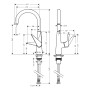 hansgrohe Talis M51 Einhebel-Küchenarmatur 260, Eco, 1jet