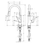 hansgrohe Talis M51 Einhebel-Küchenarmatur 200, Eco, Ausziehbrause, 2jet