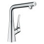 hansgrohe Metris Select M71 Einhebel-Küchenarmatur 320 Eco, 1jet