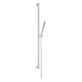 hansgrohe Pulsify S Duschset 100 1 Strahlart mit Duschstange 90 cm, EcoSmart+