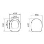 VitrA Memoria Black WC-Sitz
