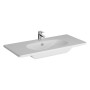 VitrA Zentrum Möbelwaschtisch 100,5 cm, mit Überlaufloch, 1 Hahnloch mittig