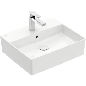 Villeroy & Boch Memento 2.0 Vasque à poser 50 cm avec trou de robinet, avec trop-plein