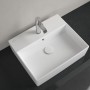 Villeroy & Boch Memento 2.0 Aufsatzwaschtisch 50 cm mit Hahnloch, mit Überlauf