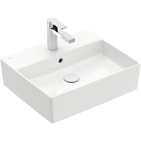 Villeroy & Boch Memento 2.0 Vasque à poser 50 cm avec trou de robinet, avec trop-plein
