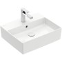Villeroy & Boch Memento 2.0 Aufsatzwaschtisch 50 cm mit Hahnloch, mit Überlauf