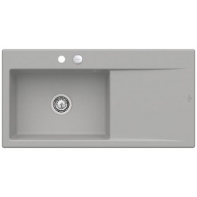 Villeroy & Boch Subway Style 60 Einbauspüle, Ablaufgarnitur mit Excenterbetätigung, Becken links