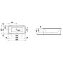 LAUFEN Palomba Collection Badewanne 180 x 90 cm