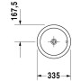 Duravit Architec Bali Einbauwaschtisch 33,5 cm