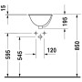 Duravit Architec Bali Einbauwaschtisch 33,5 cm