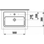 LAUFEN PRO S Waschtisch-Schale 55 cm
