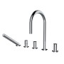 LAUFEN Kartell 5-Loch Wannenfüllkombination