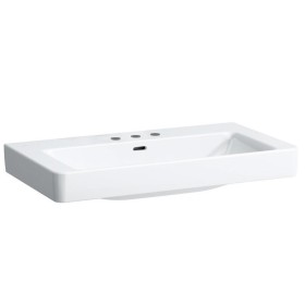 LAUFEN PRO S Waschtisch 85 cm unterbaufähig, mit 3 Hahnlöchern