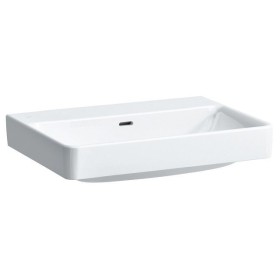 LAUFEN PRO S Aufsatzwaschtisch 65 cm ohne Hahnloch, mit Überlauf
