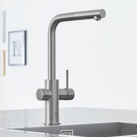 GROHE Blue Home L-Auslauf Starter Kit mit herausziehbarem Auslauf