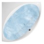 Villeroy & Boch Squaro Eck-Badewanne 145 x 145 cm, Combipool Comfort, Technik Position 1, mit Trio Ablaufgarnitur