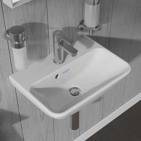 Duravit ME by Starck Handwaschbecken 45 cm, 1 Hahnloch durchgestochen