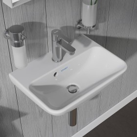 Duravit ME by Starck Handwaschbecken 45 cm, 1 Hahnloch durchgestochen