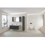 Geberit Acanto Set Wand-WC Tiefspüler, geschlossene Form, TurboFlush, mit WC-Sitz