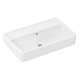 hansgrohe Xanuia Q Lavabo Compact 600/370 sans trou de robinet avec trop-plein, SmartClean