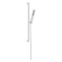 hansgrohe Pulsify E Brauseset 100 1 Strahlart mit Duschstange 65 cm, EcoSmart