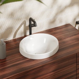 hansgrohe Xuniva S Einbauwaschtisch rund Ø 40 cm, mit Überlauf, mit SmartClean