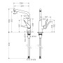 hansgrohe Metris M71 Einhebel-Küchenarmatur 320 Eco, 1jet