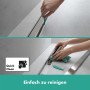 hansgrohe RainDrain Match Plus Fertigset Duschrinne 80 cm mit höhenverstellbarem Rahmen