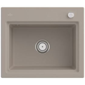 Villeroy & Boch Subway Style 60 S Einbauspüle, Ablaufgarnitur mit Excenterbetätigung, inkl. Abtropfgitter