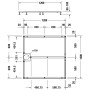 Duravit Fußgestell für Stonetto Duschwanne 120 x 120 cm