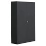 Wolfstahl Büro Stahlschrank - Aktenschrank Anthrazit abschliessbar 120x42x195cm, aufgebaut