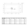 LAUFEN SOLUTIONS Marbond Duschwanne 160 x 80 cm